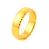 22k Yellow Gold Classic Slim Wedding Band Ring measuring 9 x 4mm  thickness